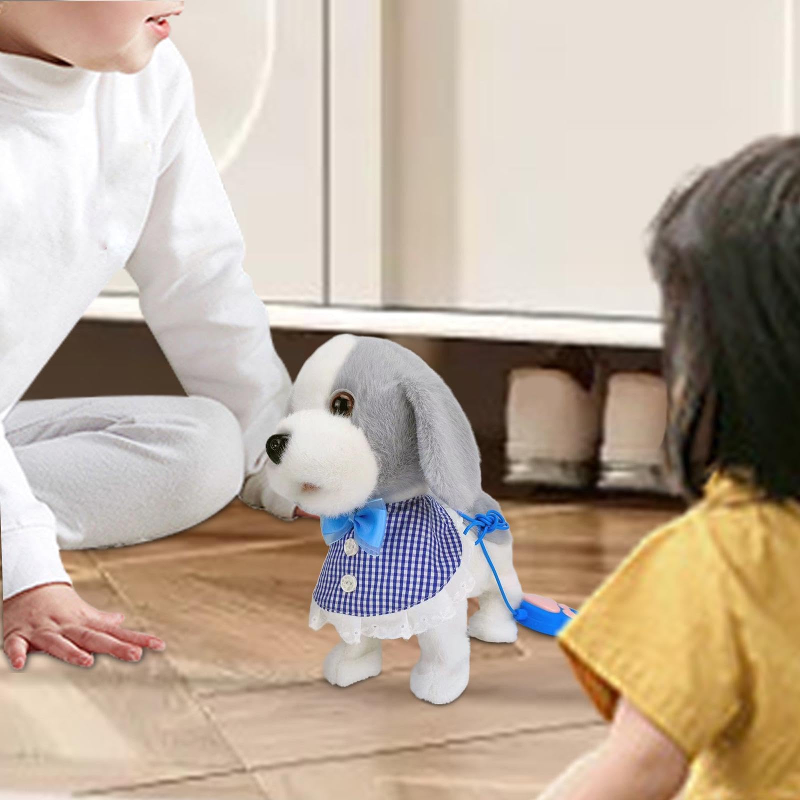 Gatto Elettronico Interattivo, Adorabile Peluche, novità, Giocattolo Educativo Realistico per La Prima Infanzia, Animale di Peluche, Giocattolo, Stile G