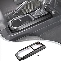 Vista 12 de LLKUANG Cubierta de marco de panel de engranajes de consola central compatible con Toyota Tacoma 2016-2023, panel de cambio de marchas de automóvil
