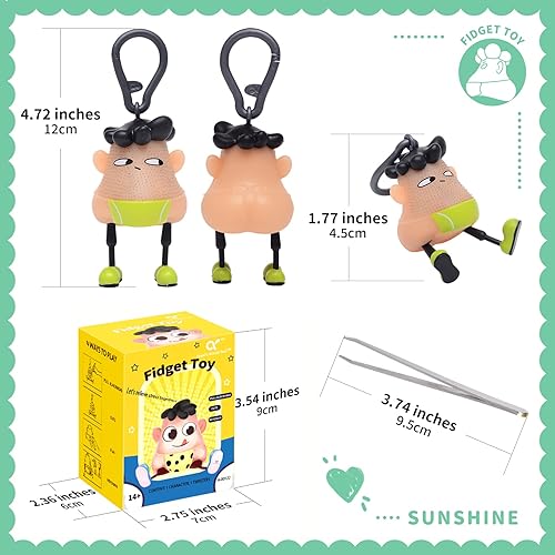 Miniatura 3 de Angel's Wonderland - Juguete removedor de puntos negros, Cucú, juguete para ansiedad para tricotilomanía, juguete de broma para aliviar el estrés,