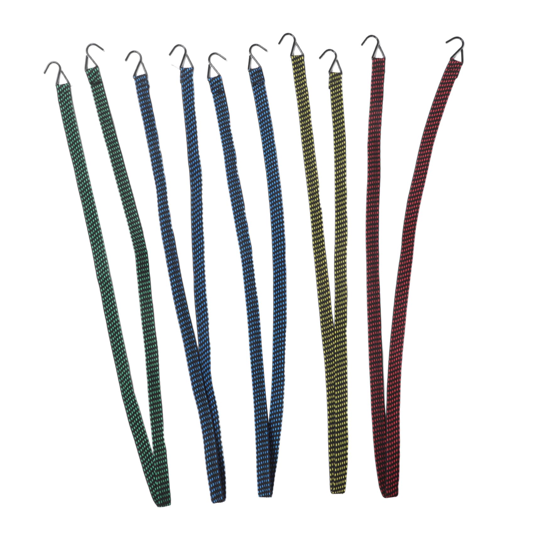 BESPORTBLE 5pcs Elastic Luggage Tie Down Straps with Hooks Heavy Duty Bungee Cords for Motorcycle Cargo and Outdoor Camping Tent