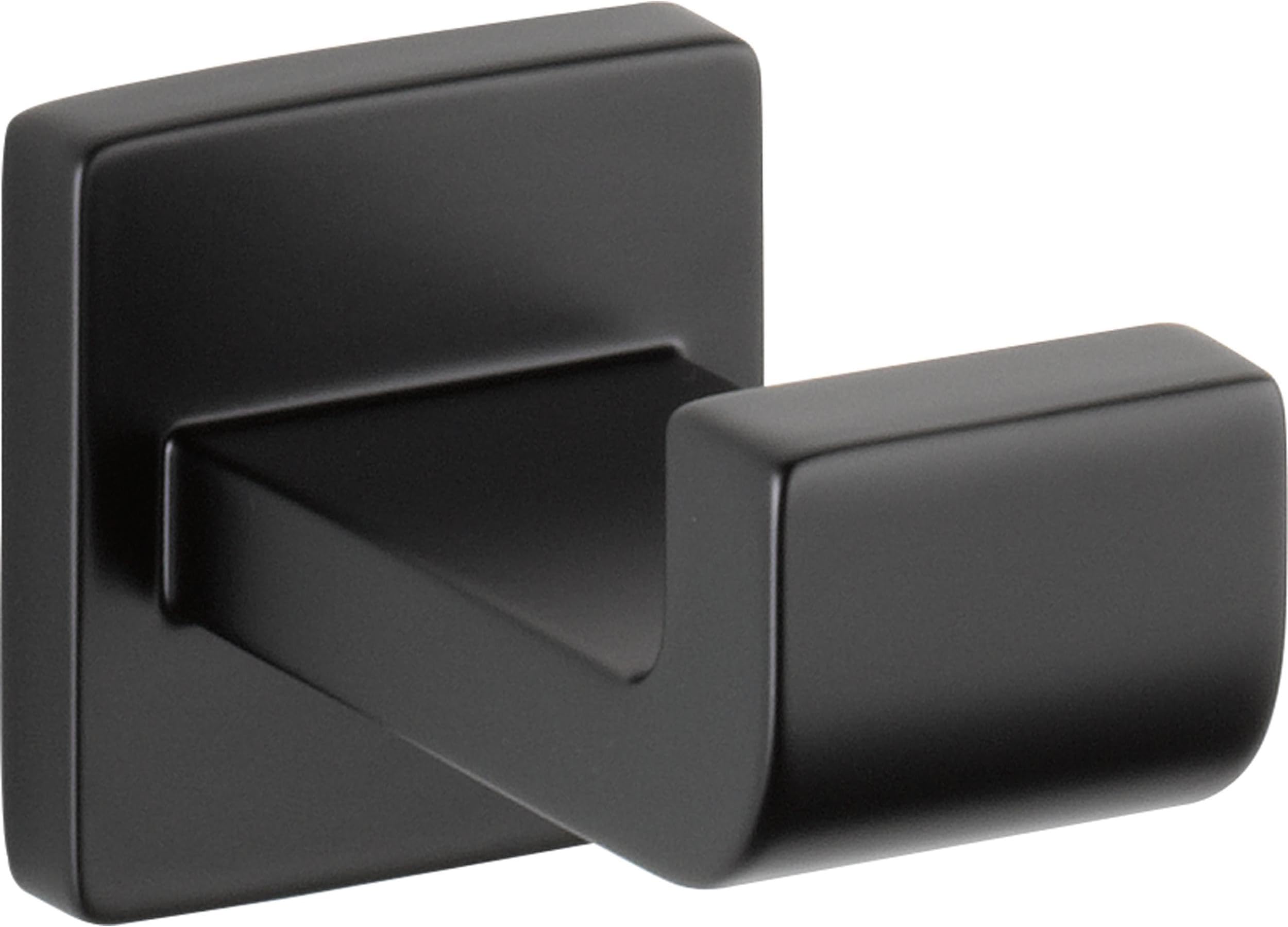Delta Ara (1-Pack) Towel Hooks Matte Black Single Bathroom Hooks Wall Mounted for Robes & Towels Hand Towel Hook Holder Kitchen, Bathroom Accessories 77535-BL