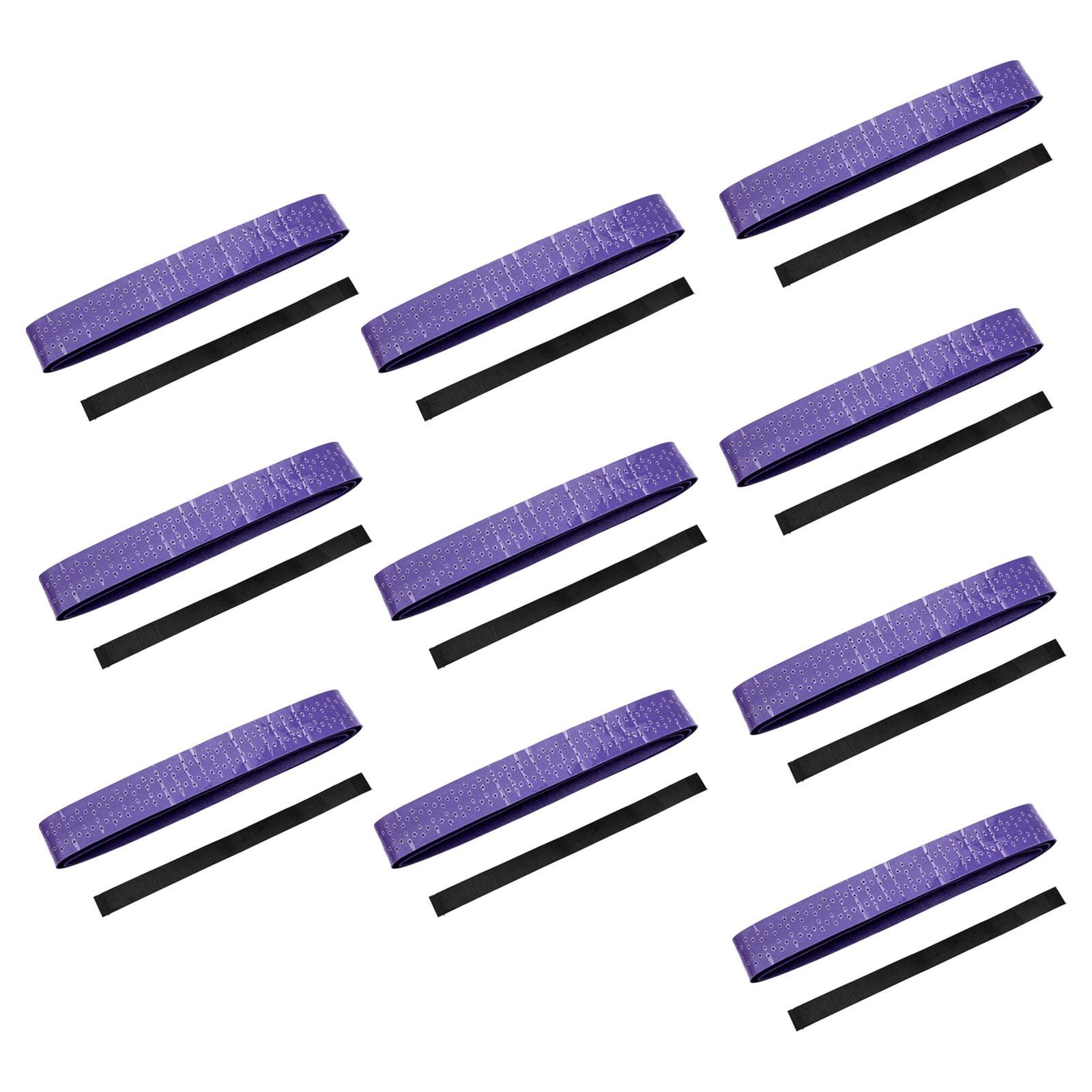 ATORSE 10 Pieces Tennis Overgrip Anti Skid Racket Grip Tape for Motorbike Handlebar Violet-image-14