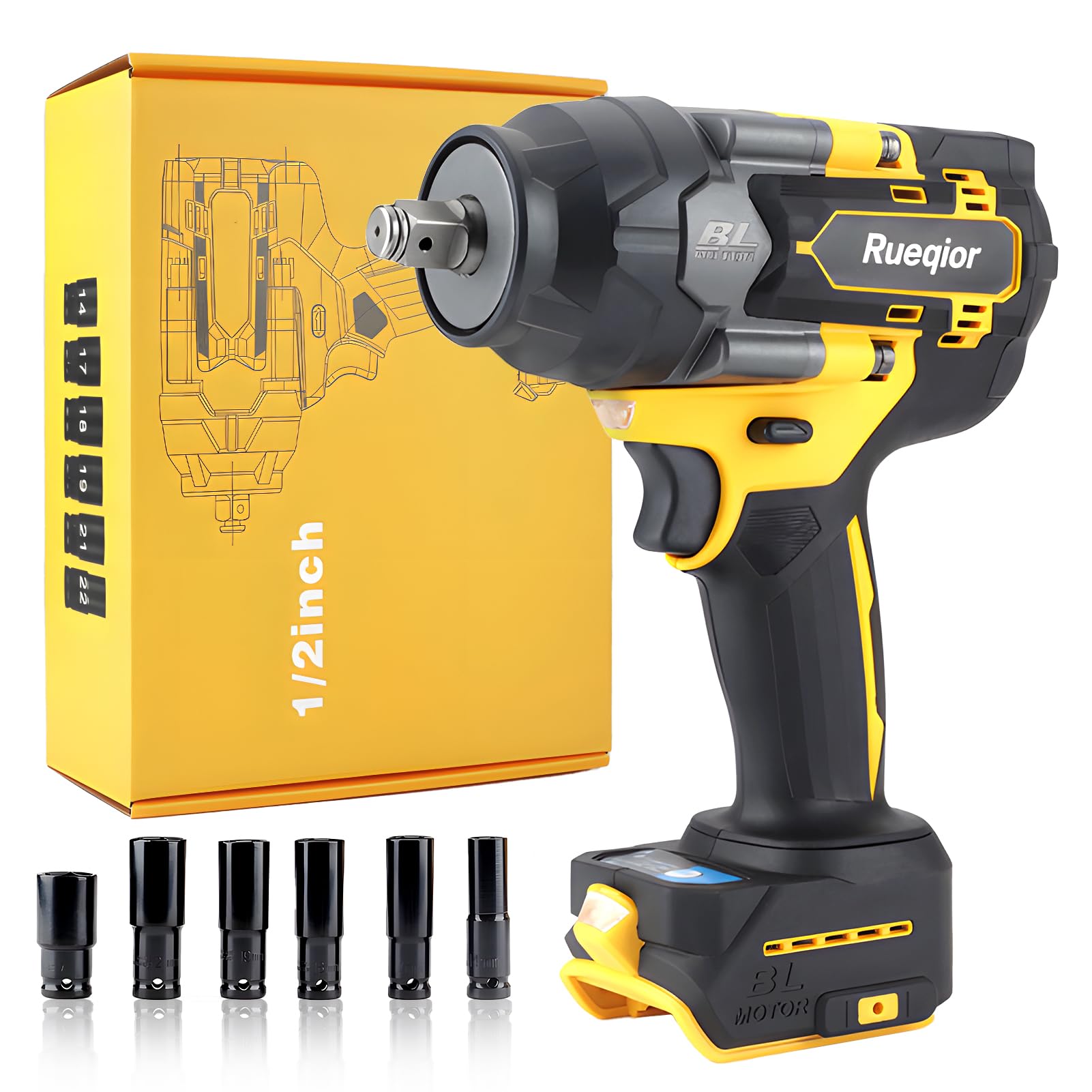 YOIbuy Cordless Impact Driver 1/4 Inch, Compact Design, Head Length - View #7