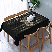 Vista 101 de YETTA YANG Paño de Mesa Redondo de Dulce de Chupachups Gótico en Negro y Blanco de 60 Pulgadas, Cubierta de Mesa Decorativa de Tela para Mesas