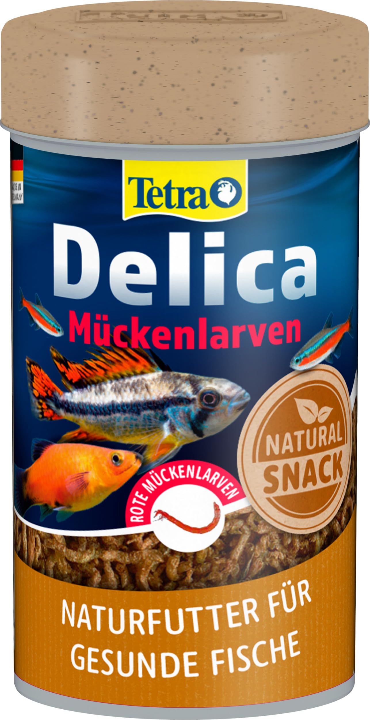Tetra Delica - Larves de moustiques rouges lyophilisées - 100 ml