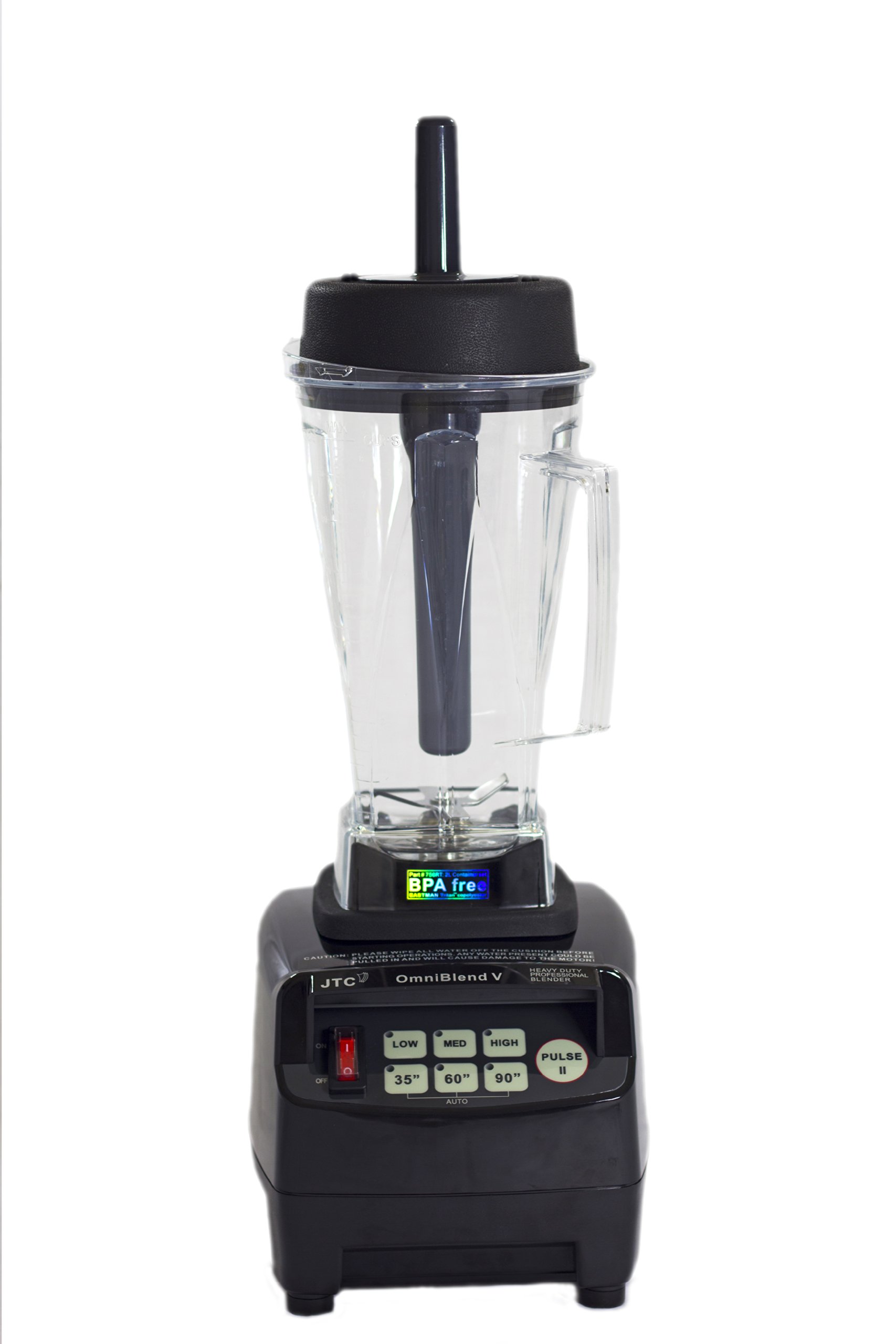JTC TM-800A OmniBlend V Commercial Kitchen Blender (in Maroon) BUNDLE  with JTC OmniBlend Winter Recipe Book much much more!