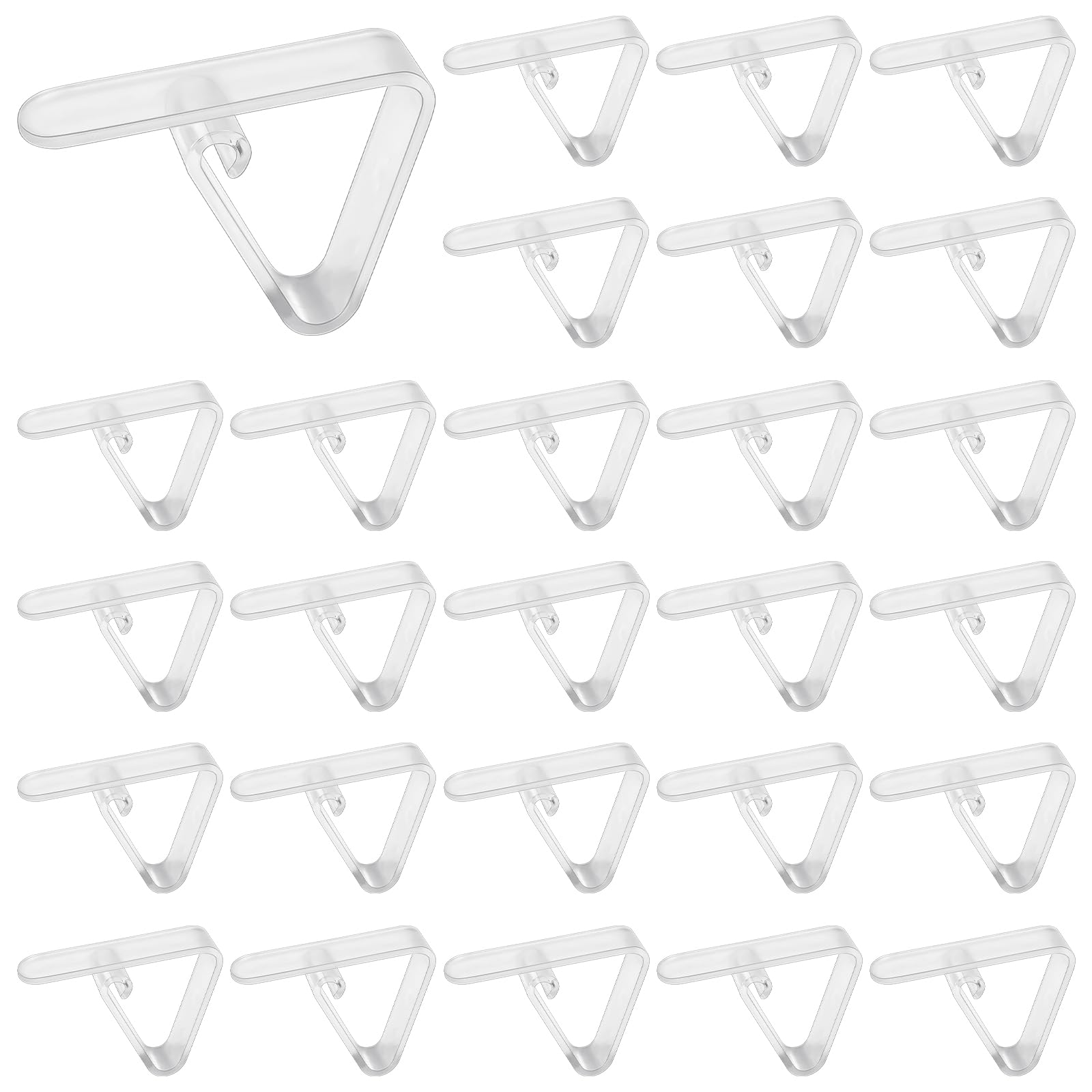 AUAUY 27 Piezas Sujeta Manteles para Mesas, Transparentes Plastico Sujeta Manteles de Mesa Exterior, Sujeta Manteles, Pinzas Sujeta Manteles, Pinzas Mantel Mesa Exterior Plastico para Interior
