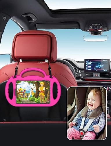 Miniatura 7 de Funda para iPad Mini 6 generación, funda para iPad Mini 6 con correa para el hombro, duradera a prueba de golpes con soporte de asa, funda