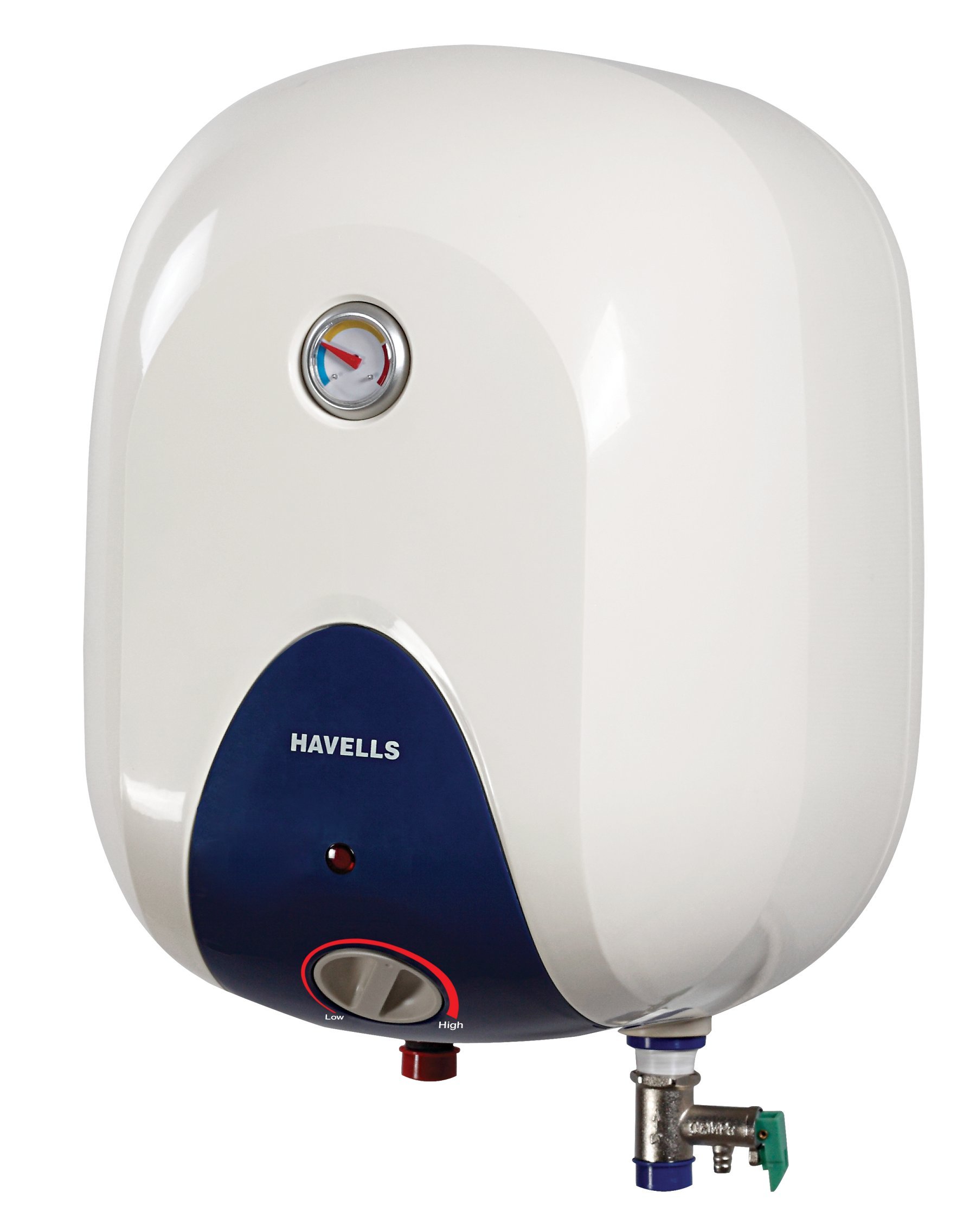 Buy Havells Bueno 15-Litre Storage Water Heater (White and Blue) Online at  Low Prices in India - Amazon.in
