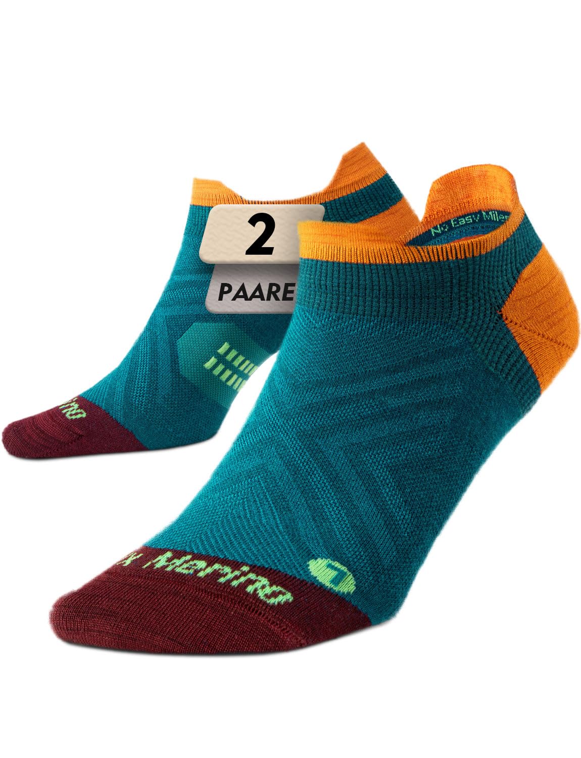 Juclise Merinowolle dünne Kurz Laufsocken Sneaker Kompressionssocken Wandersocken, anti blasen Feuchtigkeitsableitend