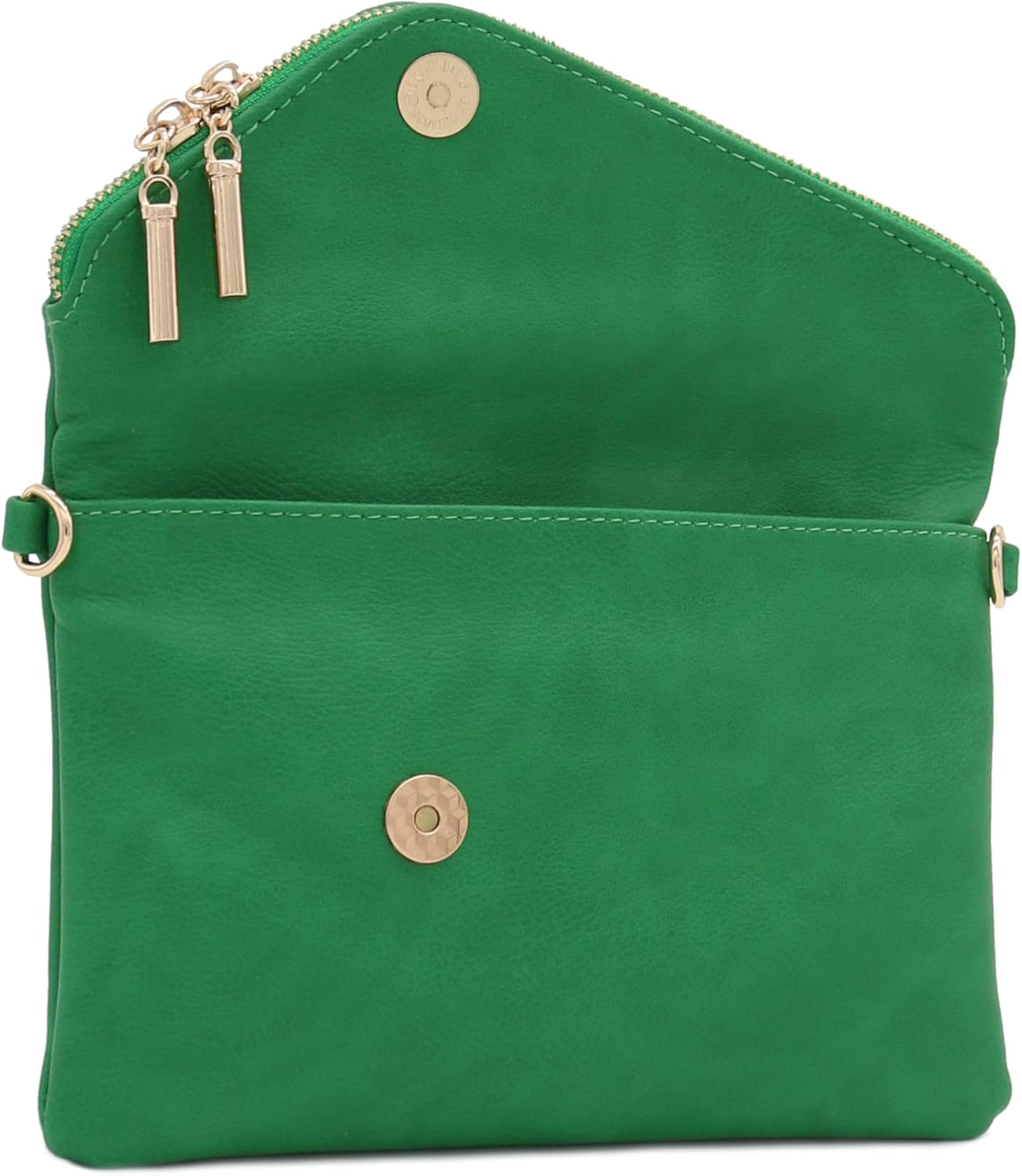 FashionPuzzle Envelope Wristlet Clutch Crossbody Bag with Chain Strap - Image 4