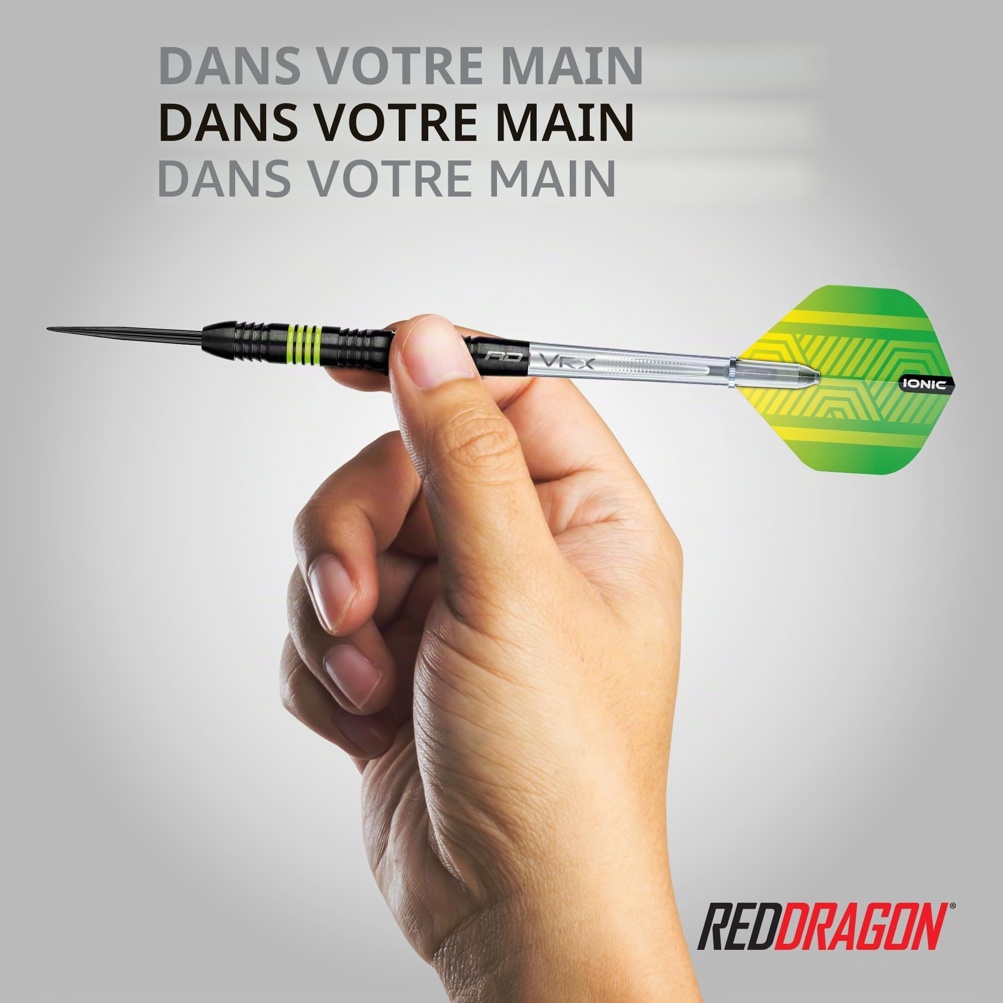 Dragon Rouge Freestyle 90% tungstène Fléchettes en Acier avec ailettes, tiges et Portefeuille et Dragon Rouge paiement Carte