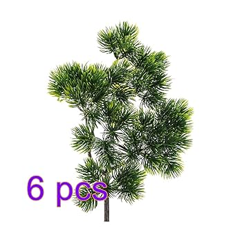 松切り枝 Amazon.co.jp: クリスマスの松の木の枝 ，人工松葉枝， 人工松の