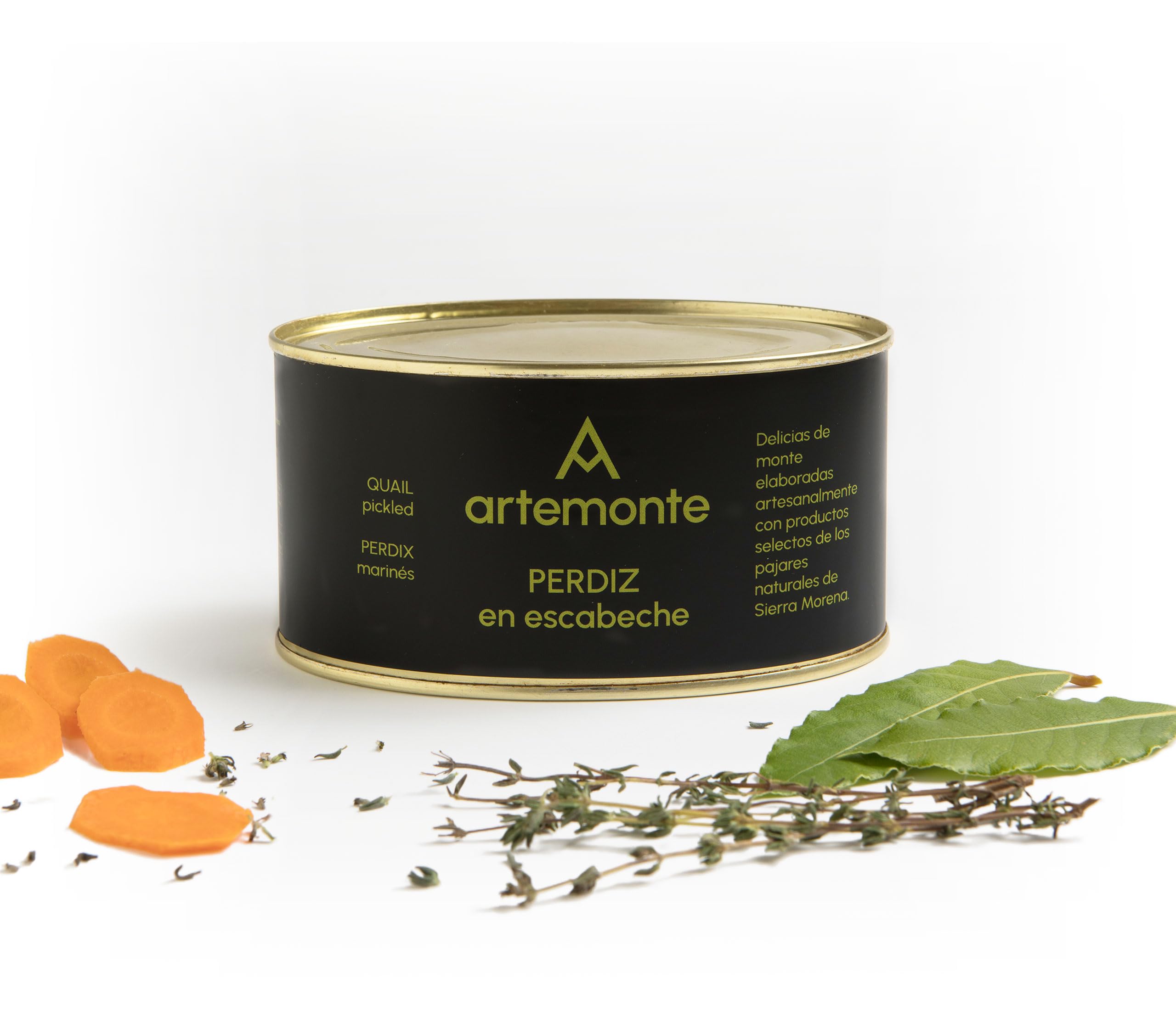 Corsevilla - Perdiz en Escabeche - Perdiz en Conserva Gourmet, Carne de Caza en Escabeche Tradicional, Plato Gourmet Listo para Comer - 400 g.