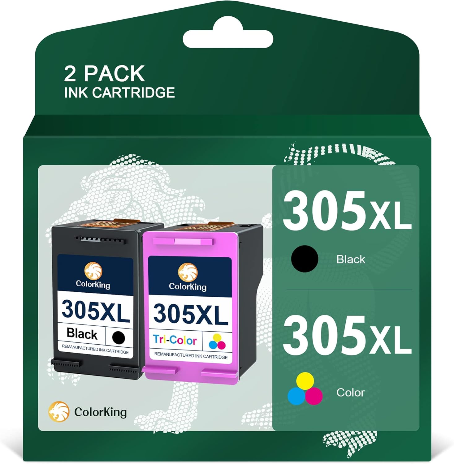 305 Ink Cartridges Black and Colour, 305XL Ink Cartridges Replacement