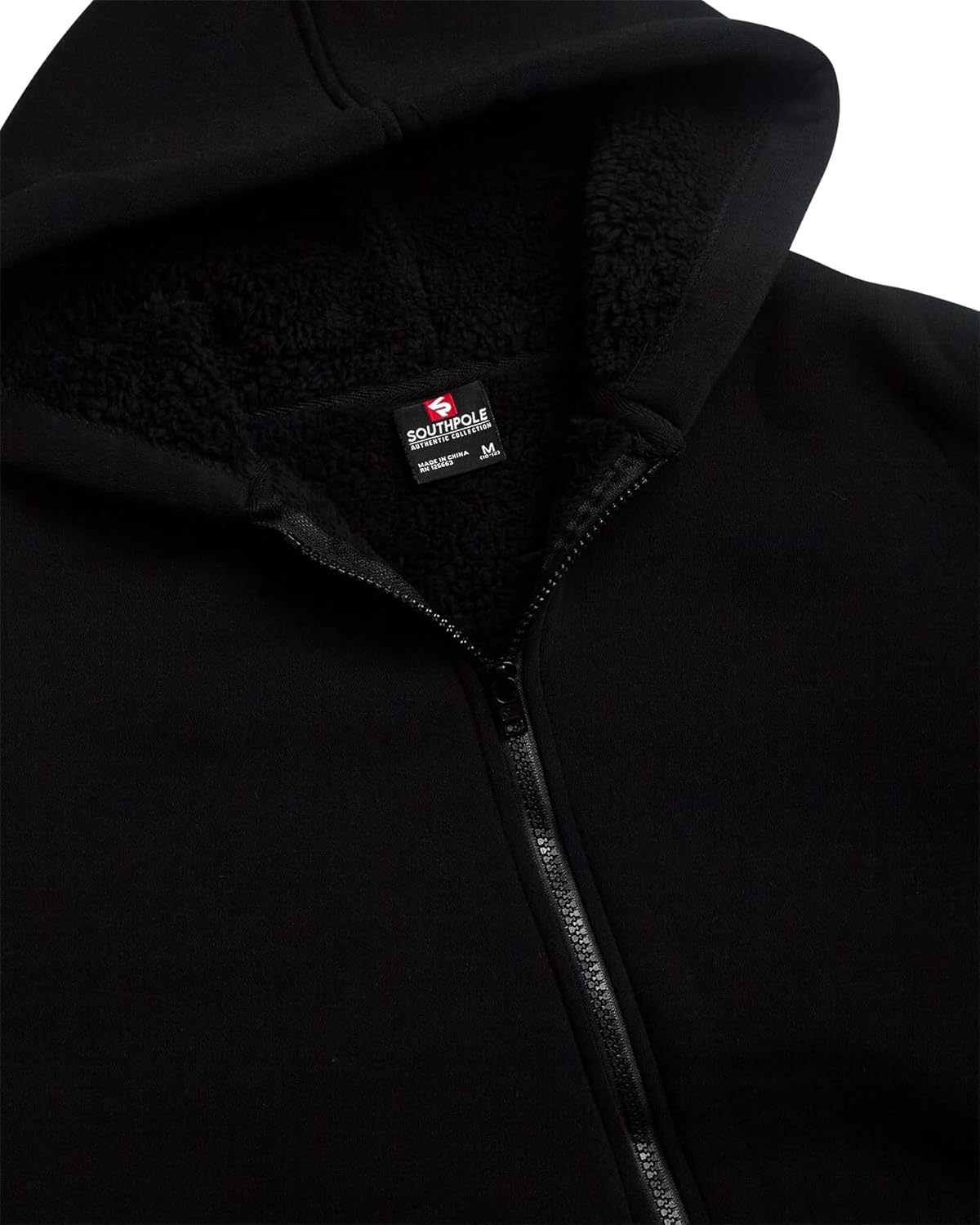 Southpole Active Boys Zip Up Hoodie - Athletic Soft Full Zip Up Sherpa Fleece Boys Hoodie Sweatshirt with Pockets (8-20) - Image 4