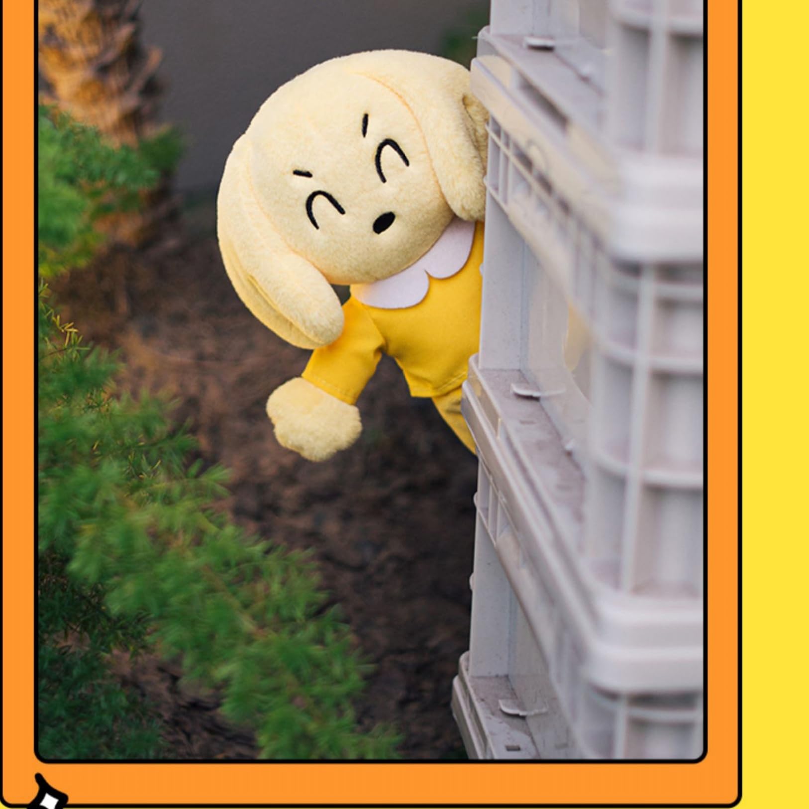 犬のぬいぐるみ 黄色 緑の首輪 犬のぬいぐるみ 黄色 緑の首輪