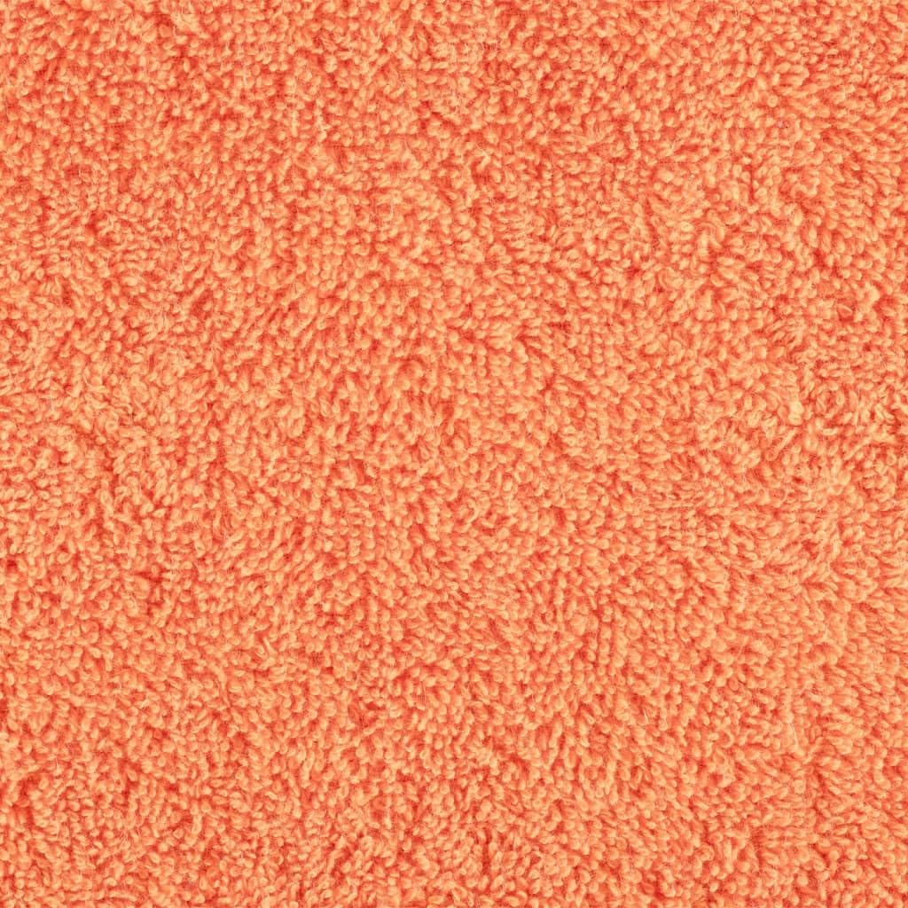 Toallas de invitados premium SOLUND 10 piezas naranja 30 x 50 cm 600 g/m² juego de toallas de baño familiar, accesorios de baño altamente absorbentes de agua