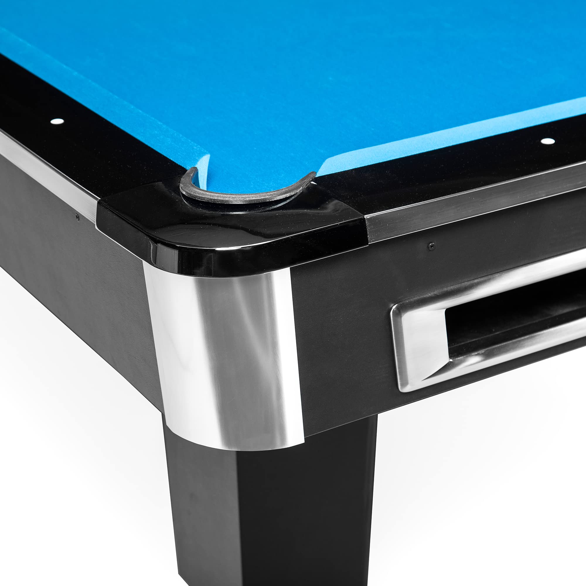 BuckShot Lemans - Tavolo da biliardo 274 x 152 cm, con piano in ardesia e accessori inclusi, colore: blu/nero