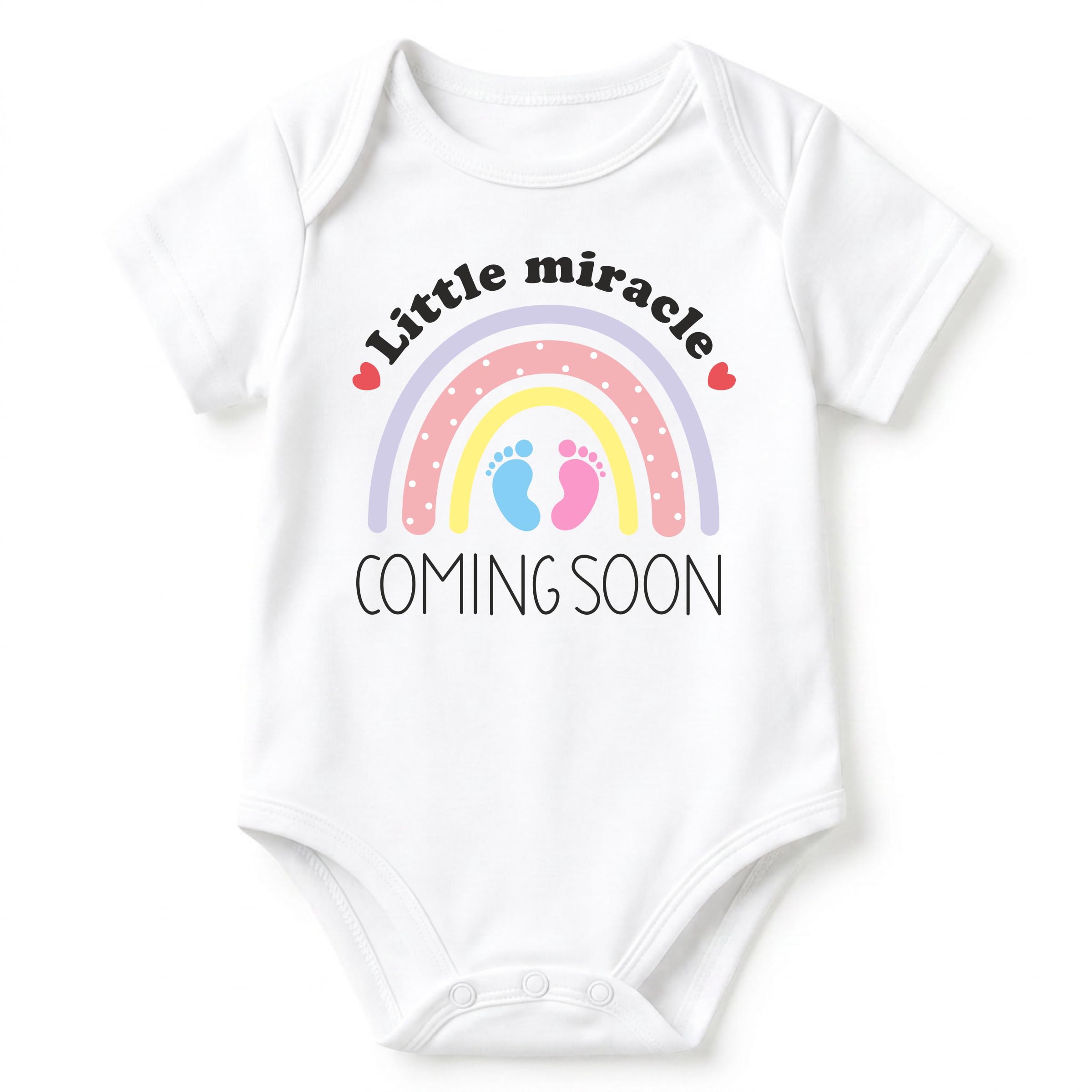 Pregnancy Announcement Little mircale Baby Coming Soon Photoshoot Prop Mom to be Dad to be | Reveal idea for Grandma, Grandpa, Dad, Husband, Aunt, Uncle or Family-image-30