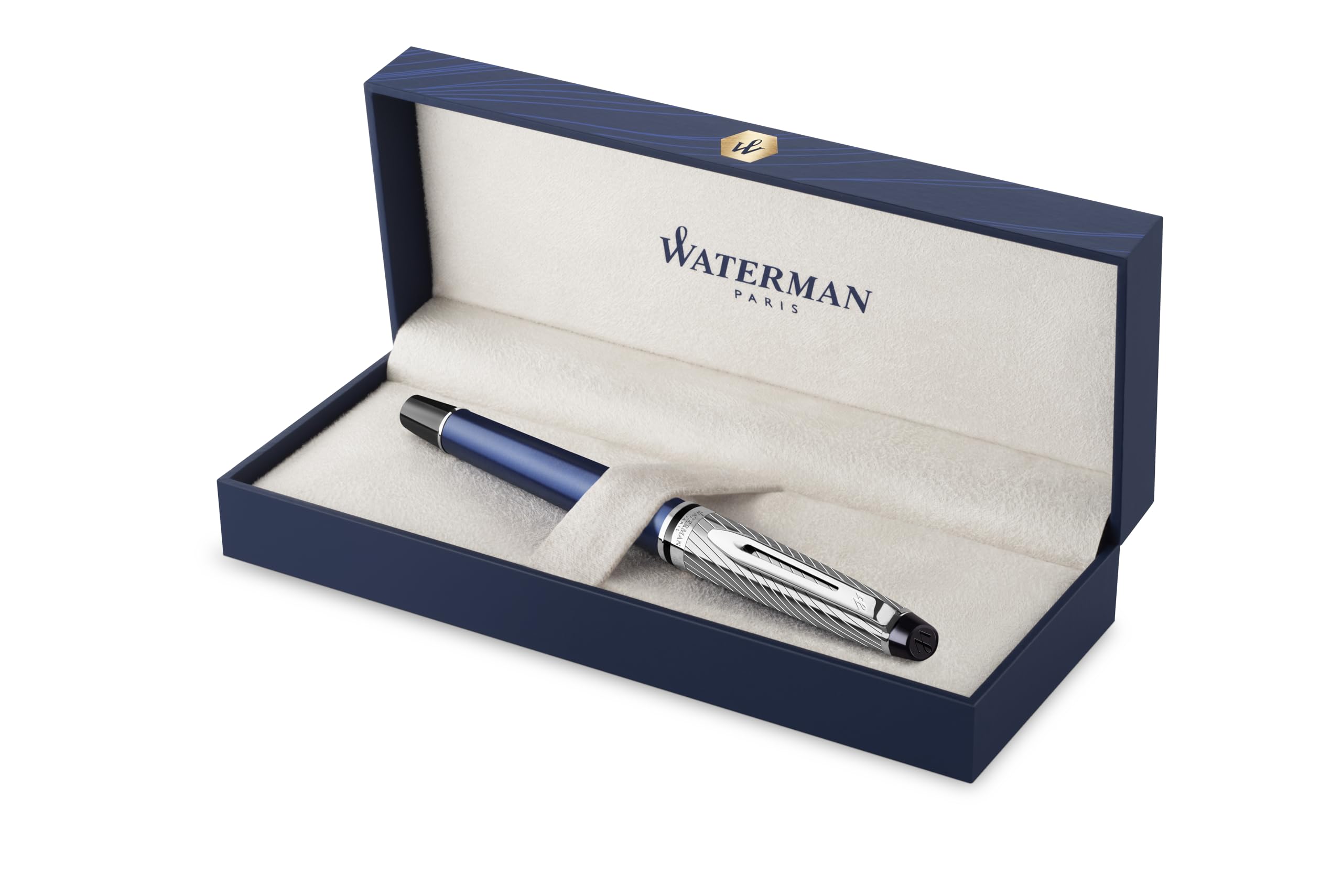 Rollerpen waterman expert metallic ct f blauw