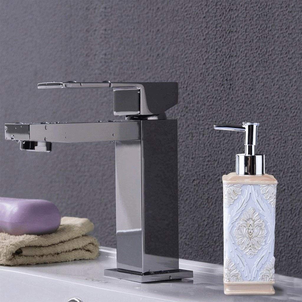 Bottiglia con pompa per dispenser di sapone liquido ricaricabile per ripiani del bagno, lavelli da cucina contenente sapone per le mani, detersivo per i piatti, sapone per le mani, oli essenziali