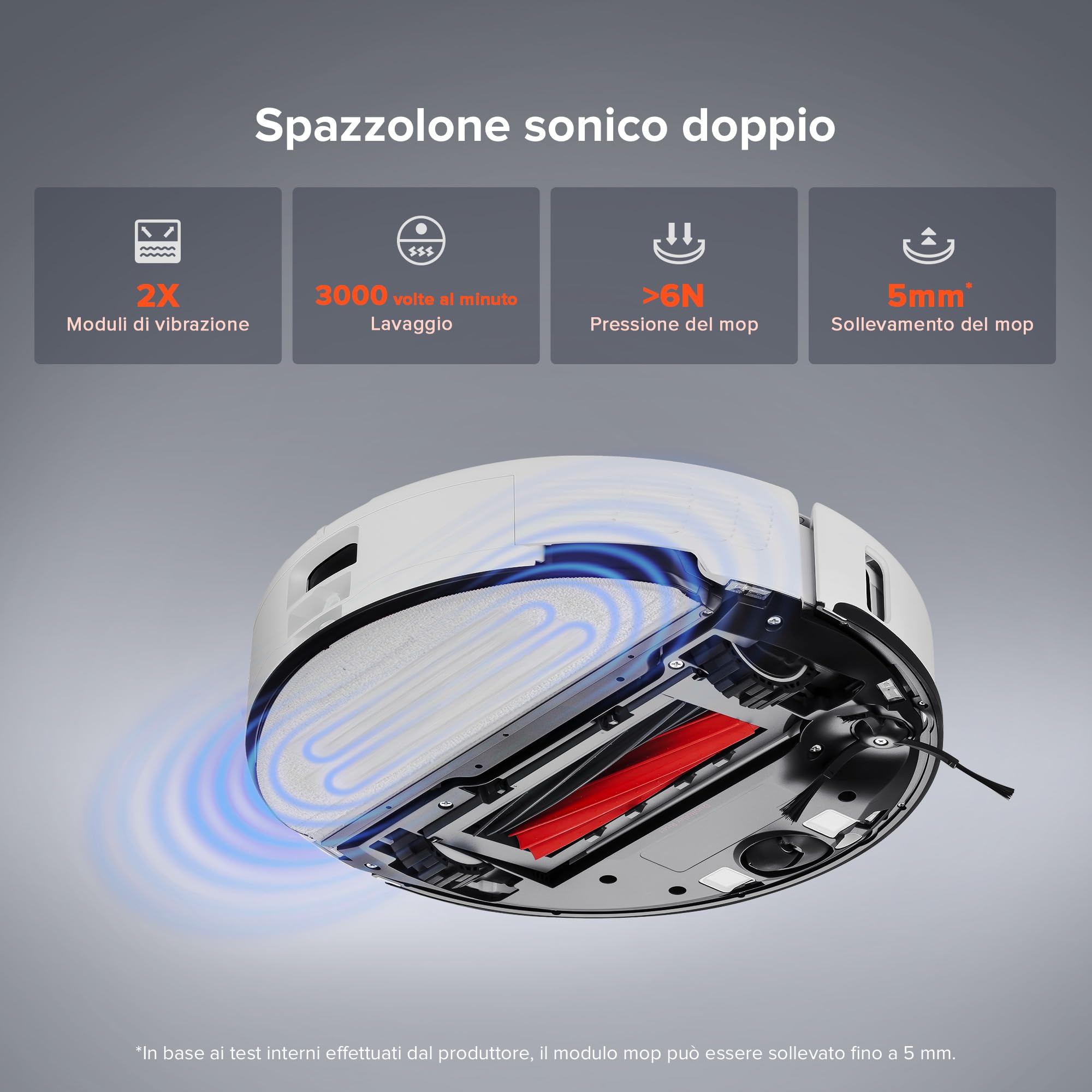 roborock S8 Pro Ultra Robot Aspirapolvere Lavapavimenti, Svuotamento/Lavaggio/Asciugatura/Pulizia Della Stazione/Rabbocco Automatico, Reattivo 3D, 6000Pa (Ricondizionato)
