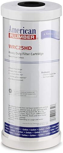 AP American Plumber WRC25HD - Cartucho de filtro de carbono de flujo radial de alta resistencia (2)