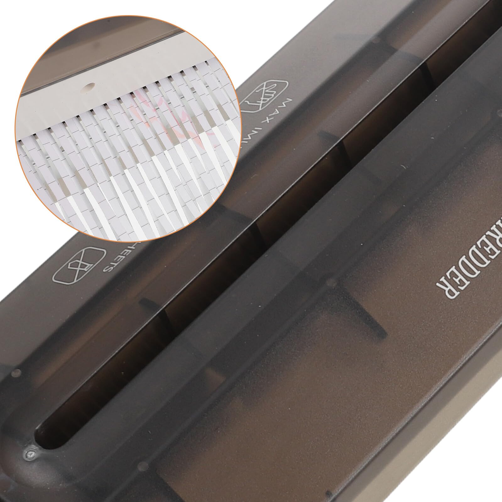 Didiseaon Trituradora Manual de Papel para Oficina Casa Portátil y Compacta Construcción Resistente PP y Acero Corta Documentos Tiras sin Necesidad de Electricidad para Uso Doméstico y
