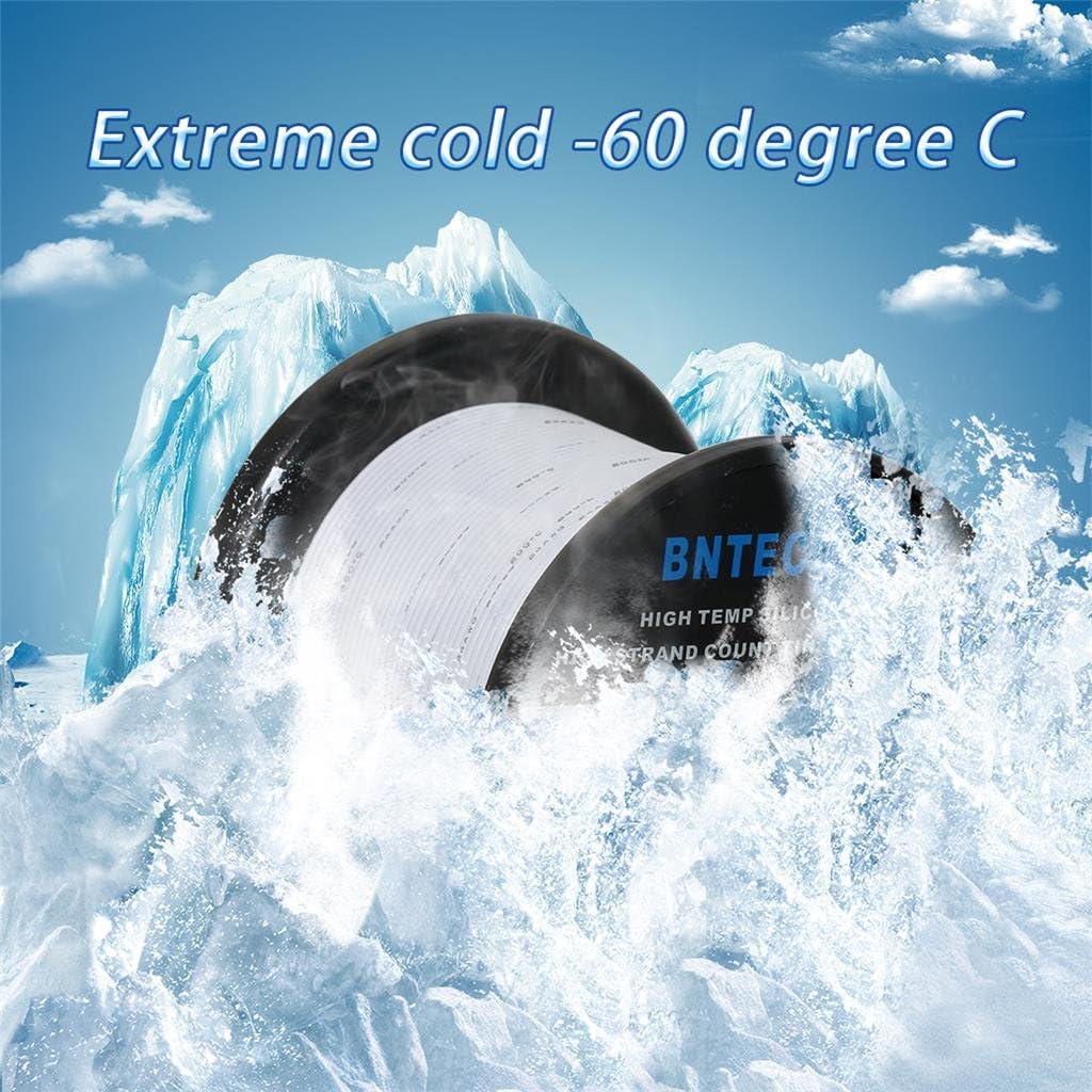 BNTECHGO 24 Gauge Silicone Wire Spool 250 ft White Flexible 24 AWG Stranded Tinned Copper Wire - Image 4