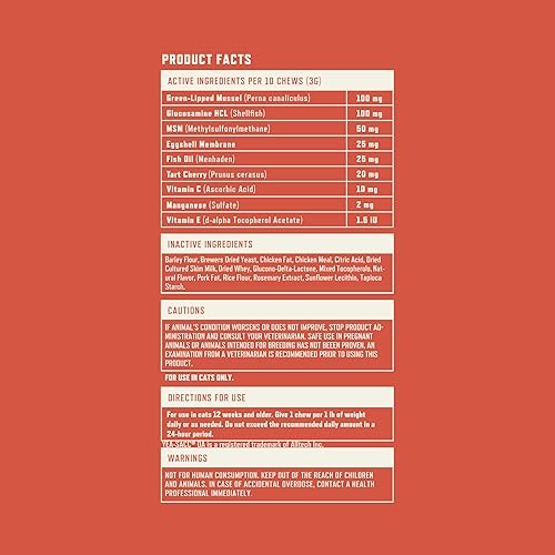 Miniatura 45 de Rocco & Roxie Alivio de la alergia para gatos, suplementos y vitaminas para gatos, probióticos para apoyar la salud intestinal, aceite de pescado