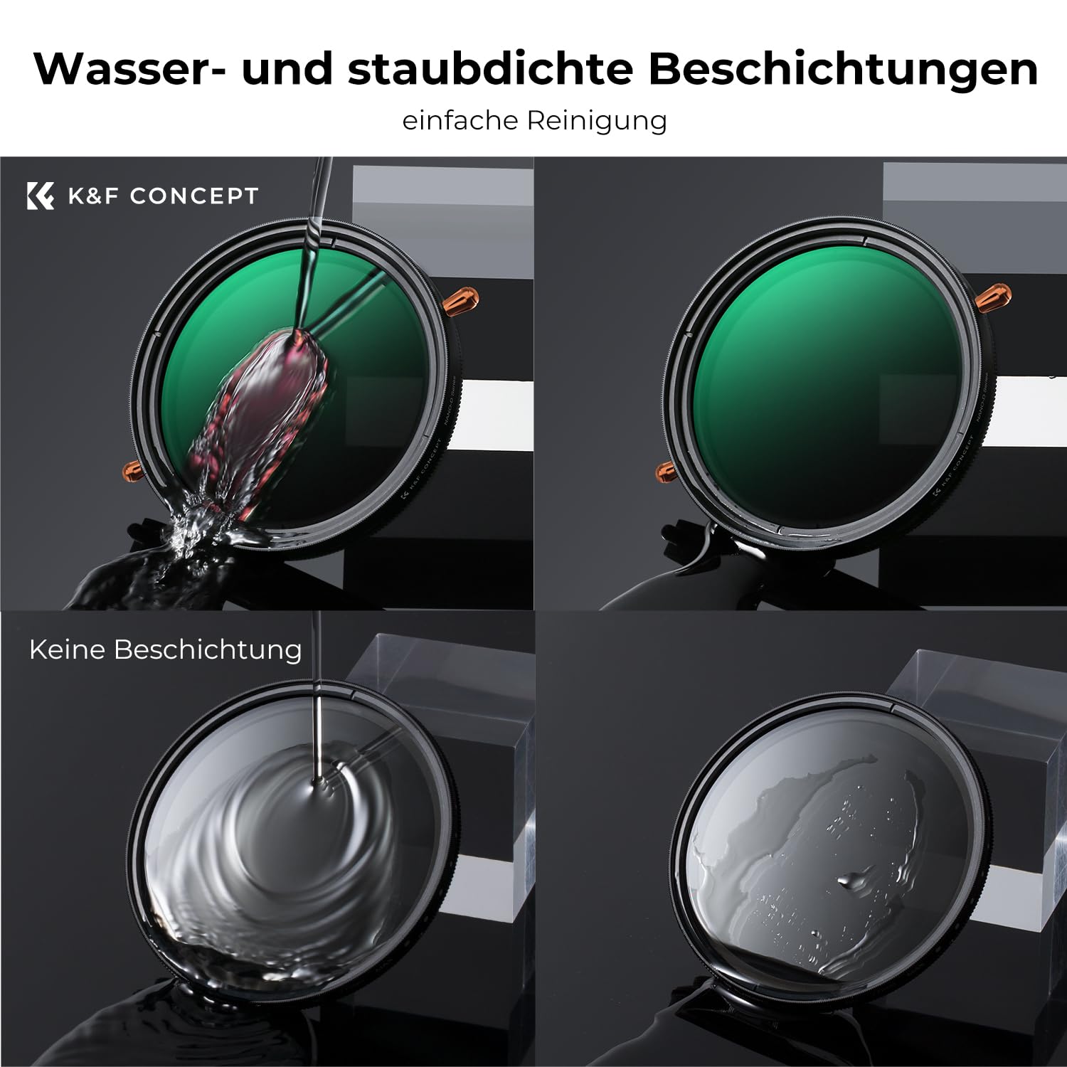 K&F CONCEPT Nano-D Serie ND Filter 67mm CPL&ND2-ND32 2 in 1 multifunktionaler Graufilter und CPL Filter Polfilter