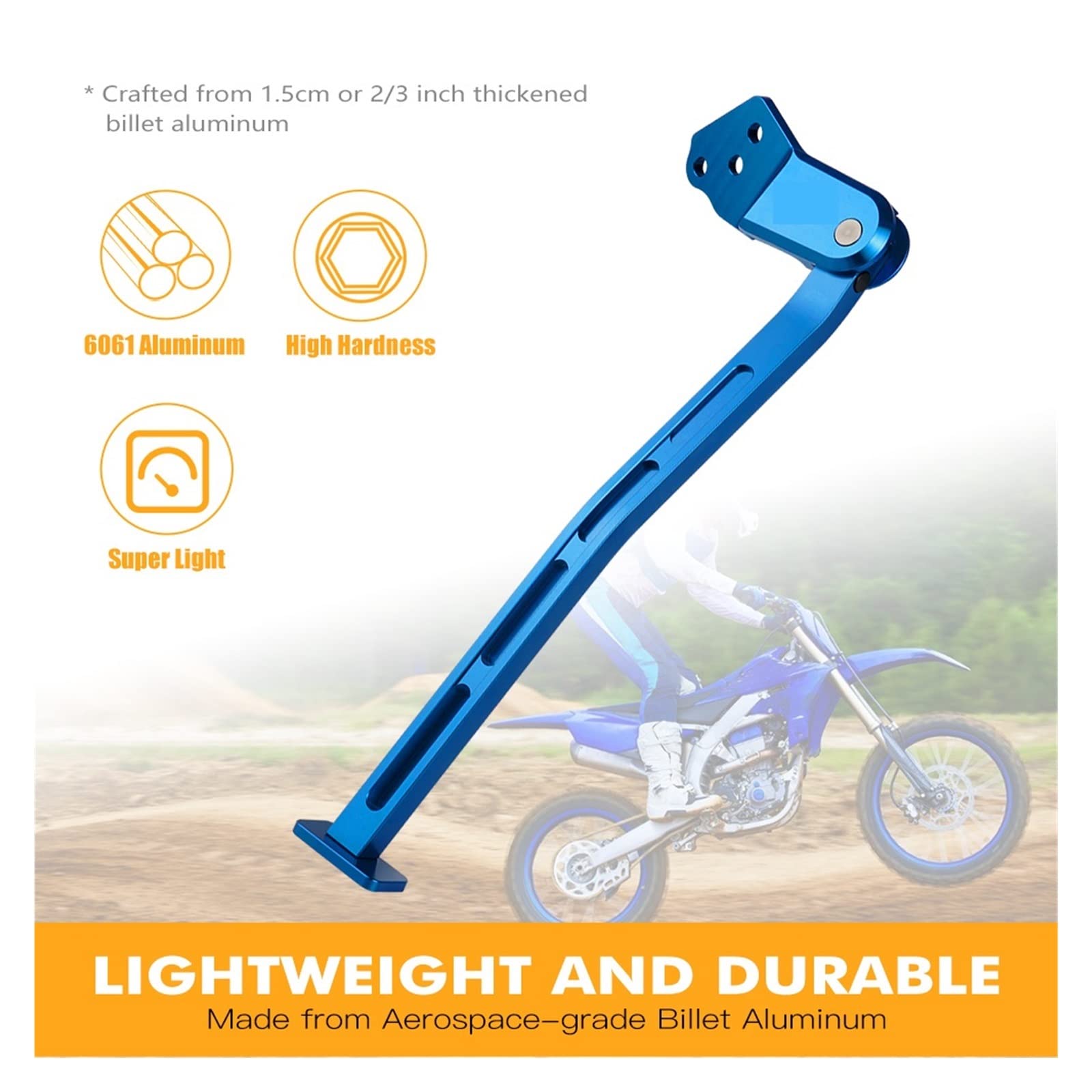Amazon.co.jp: オートバイサイドスタンドキックスタンドアルミ YAMAHA 