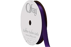 Delicate Thread of Regal Purple: Berwick Satin Ribbon Elevates Elegance