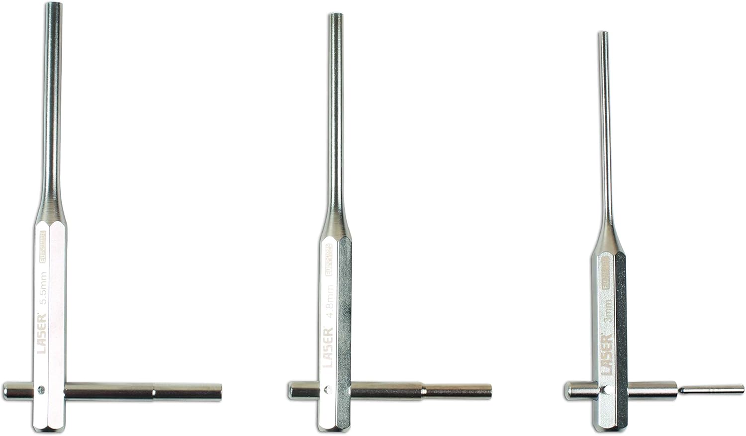 Laser Tools 7865 Twin Function Brake Pin Punch Set 3pc
