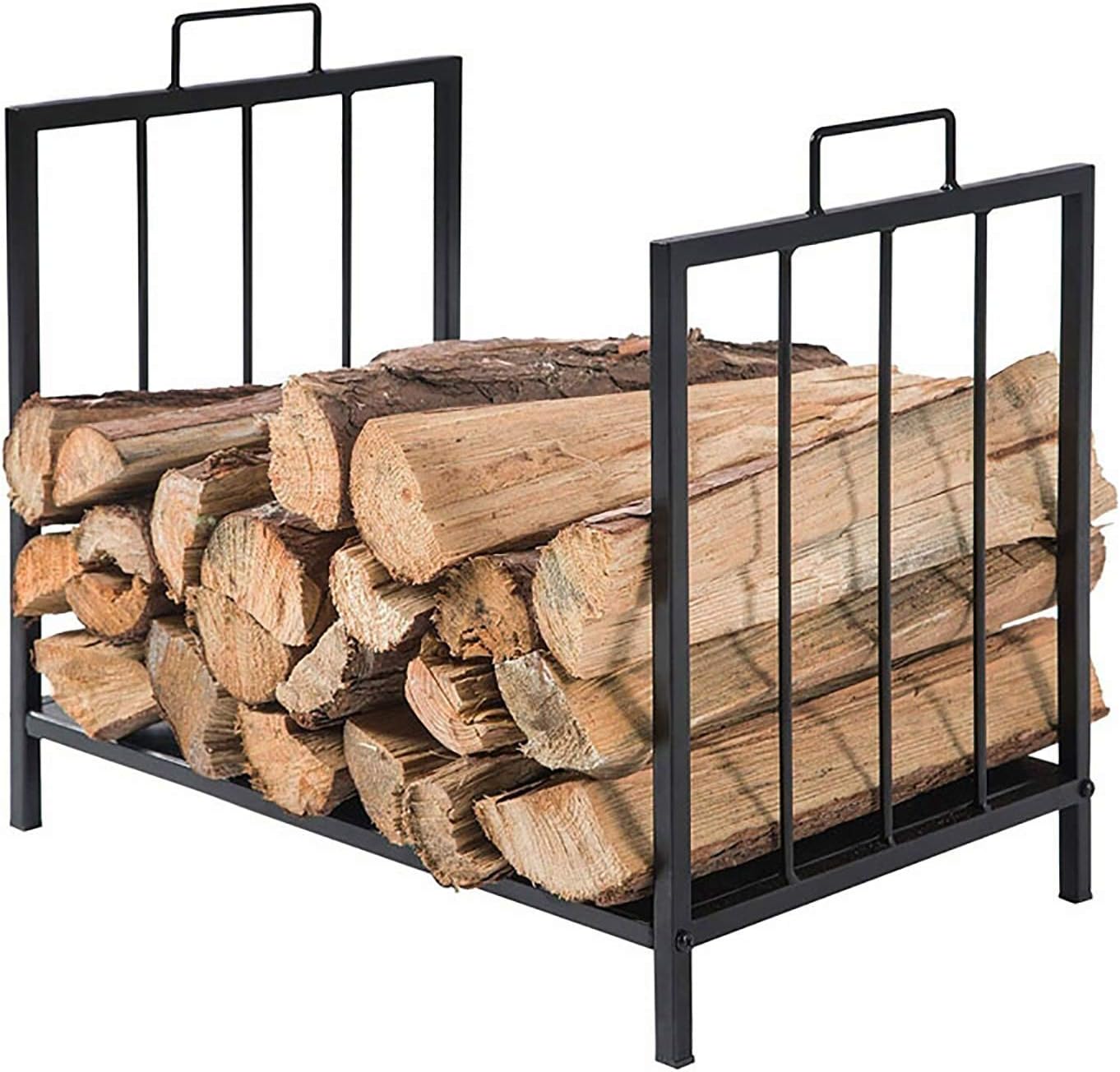 Wood Cradle Small Firewood Rack, Logs Holder Carrier for Outdoor/Indoor Lumber Store, Fireplace Pit Decorative Fire Wood Stove Stacking Rack