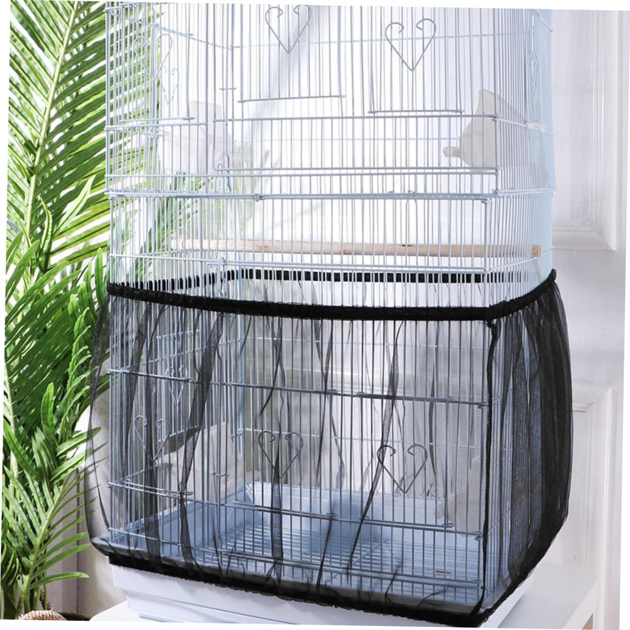 TOYANDONA 10pcs Birdcage Netting Cover for Parrots Breathable Birdcage Protector Easy Installation Fits Standard Cages