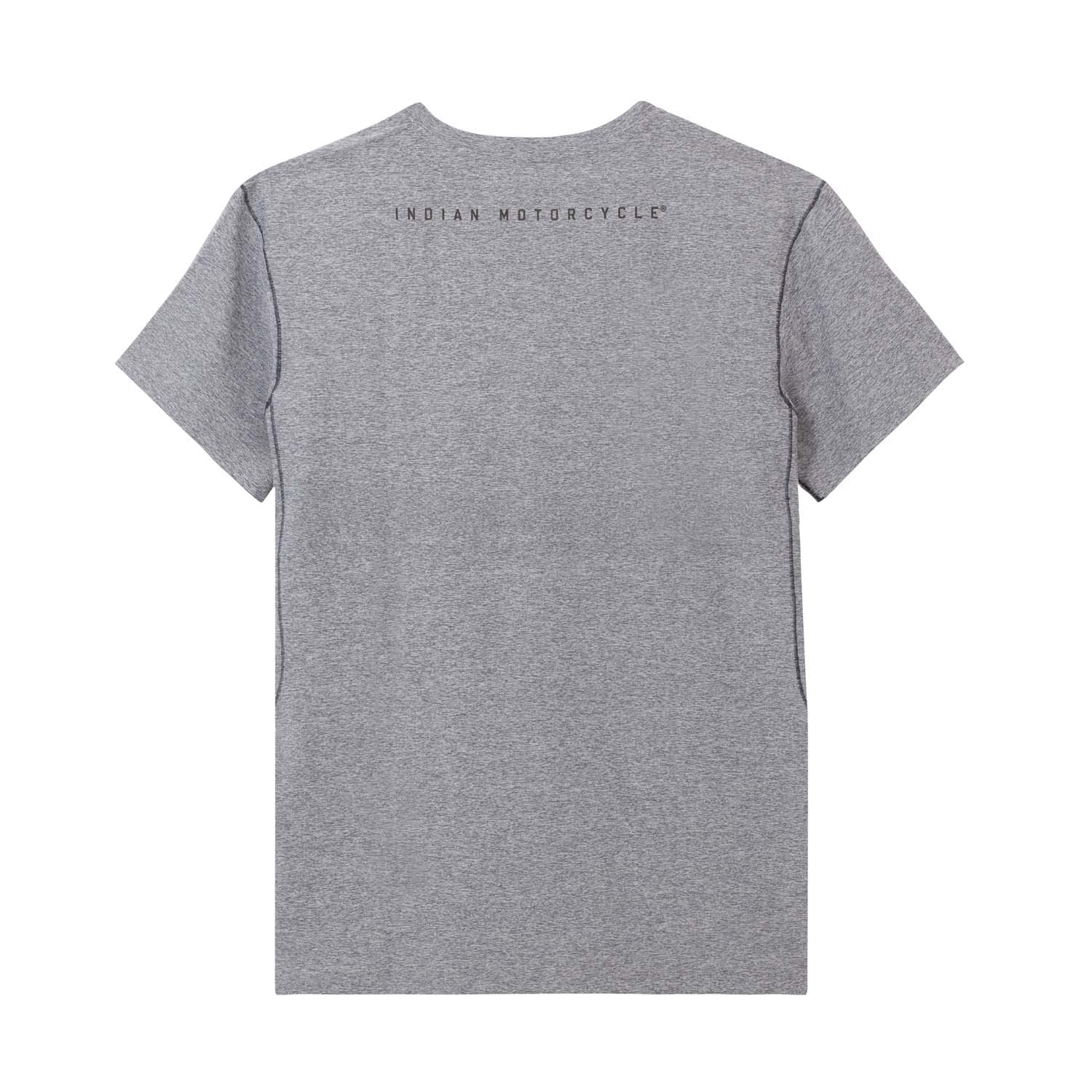 Indian Motorcycle Men's V-Neck Athlete T-Shirt, Gray