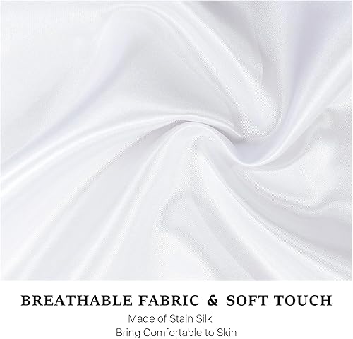 Miniatura 3 de 4 Pack Bolster Cervical Pillow Cover, Stain Cylinder Neck Pillow Covers Only, Round Cervical Neck Roll Pillow Case with Zipper for Sleeping