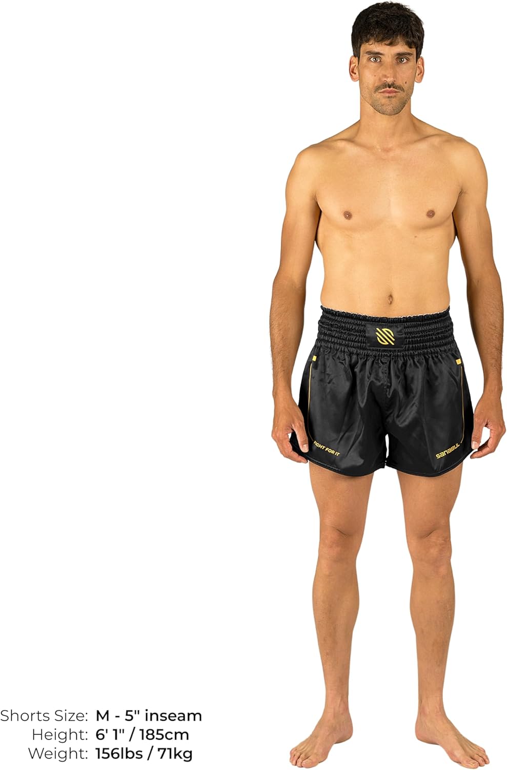 Sanabul Gold Strike Muay Thai Shorts for Men & Women | Kickboxing Shorts