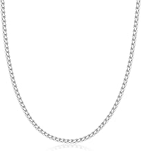 PORI JEWELERS 14K Gold 1.8MM, 2.5MM, or 3.5MM Round Box Chain Necklace -16"-30" Yellow or White Gold- For Men and Women