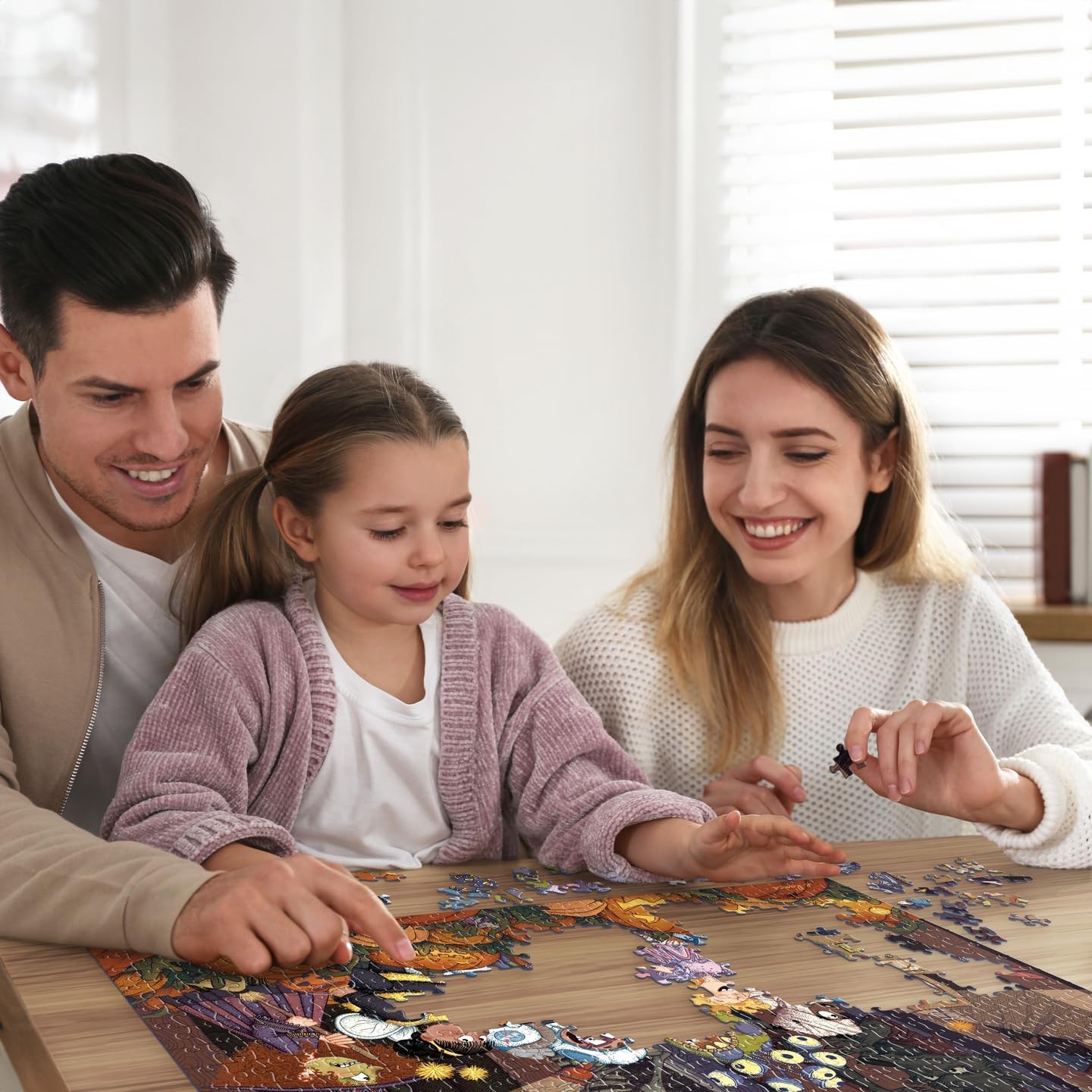 Boardwalk Puzzles Halloween Adventure 500 Pieces Fall Jigsaw Puzzle Theme for Adults and Family Made in USA