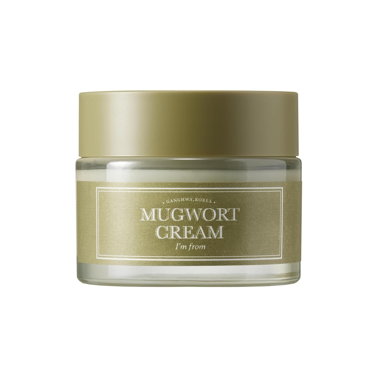 I'm from Mugwort Cream, For all skin type, 1.69 fl oz | Moisturizer with 73.55% Mugwort Extract, Soothing, Calming, Redness Relief with Sebum control
