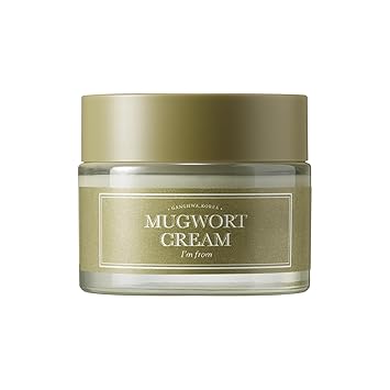 Im from Mugwort Cream, For all skin type, 1.69 fl oz | Moisturizer with 73.55% Mugwort Extract, Soothing, Calming, Redness Relief with Sebum control