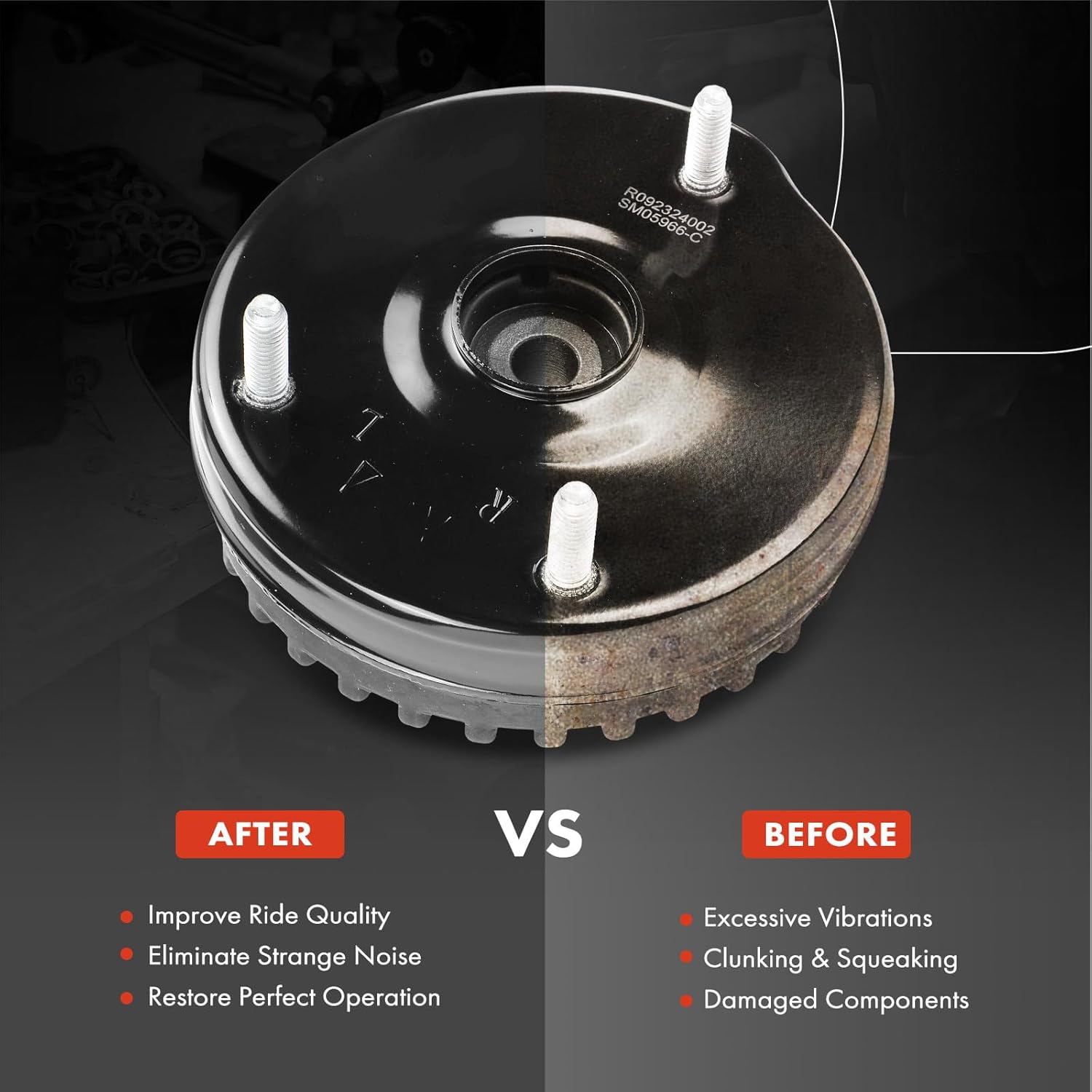 A-Premium Front Suspension Strut Mount Compatible with Dodge Challenger 2008-2023, Charger 2006-2023, Magnum 2005-2008 & Chrysler 300 2005-2023