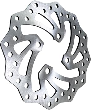 Rear Brake Rotor Disc Direct Replacement Compatible with Yamaha ATV Raptor 700 Special Edition YFM700 2009-2012, YFZ450 2017, YFZ450R 2009-2020, YFZ450X 2010-2011 OEM # 1S3-2582W-20-00