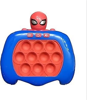 لعبة فقاعات من Next Store سريعة الدفع للاطفال والكبار دفع صغيرة محمولة لتخفيف التوتر العاب بوب فيدجيت للاولاد والبنات والمراهقين سبايدرمان بلاستيك