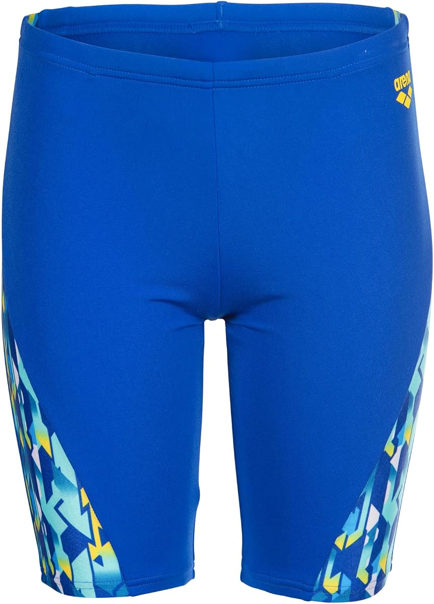 ARENA Bañador con estampado de rendimiento para niños Bañador de entrenamiento atlético para niños Natación frecuente