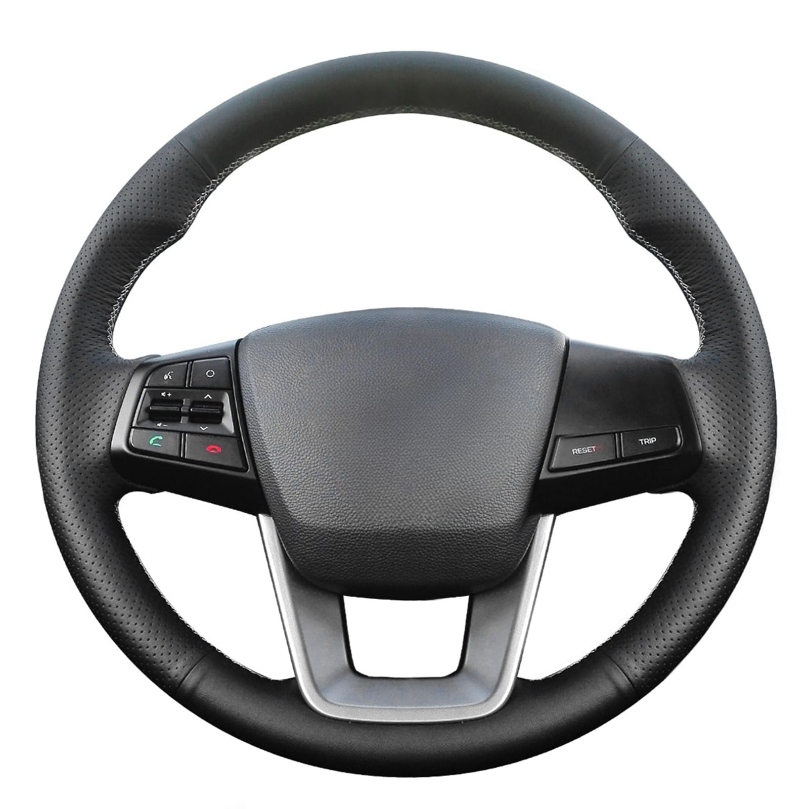 Amazon.com: MEWANT Customized Black Genuine Leather Car Steering