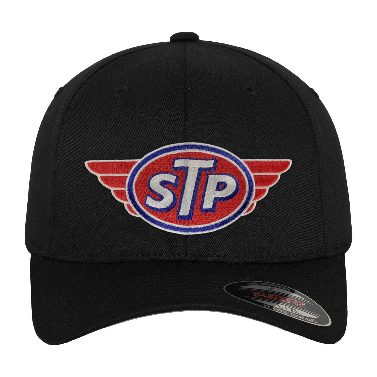 STP Officially Licensed Patch Flexfit Baseball Cap (Black), Large/X-Large